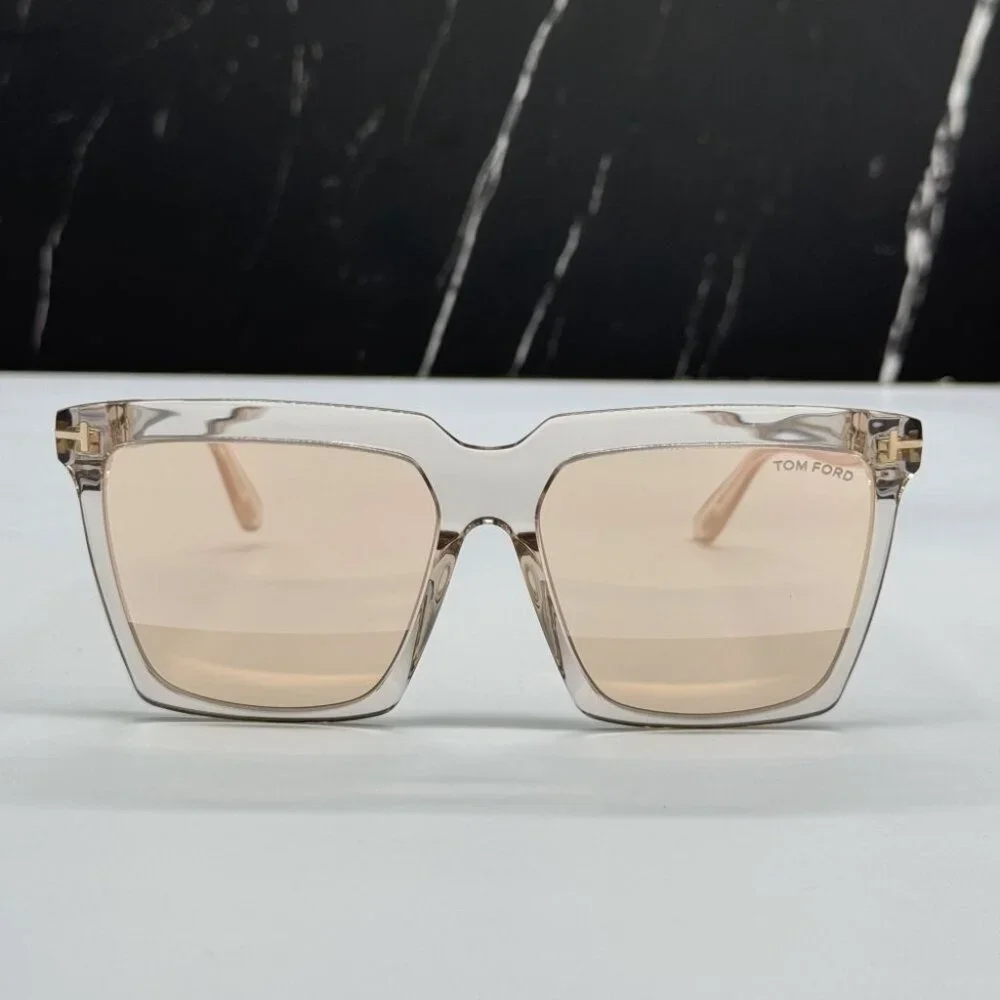 NEW TOM FORD TF764 20Z WOMEN SQUARE SUNGLASSES TOM FORD SABRINA-02 FT0764